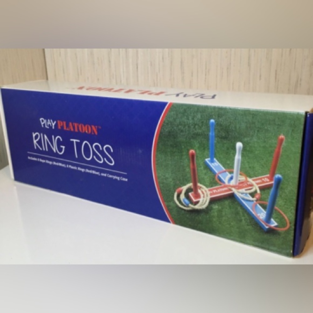 Ring Toss Game - Red, Blue, White